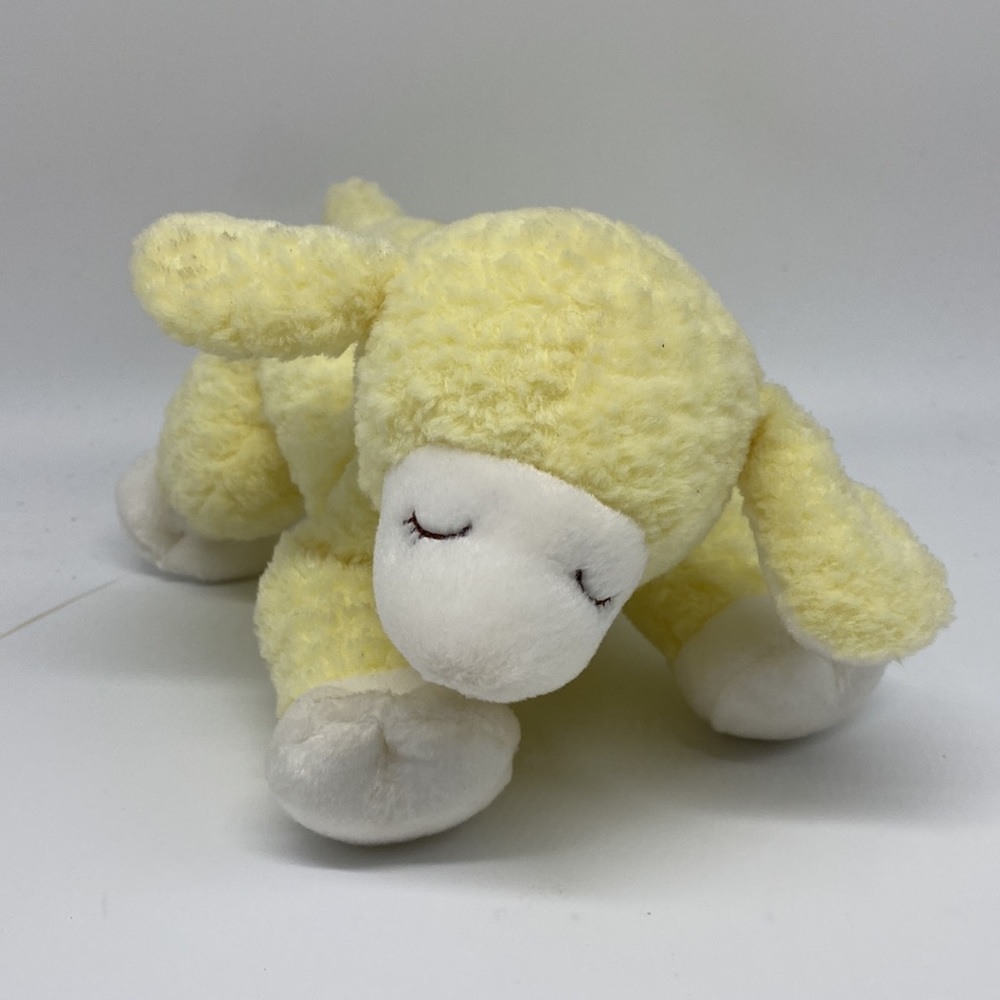 Baby‎ Gund Winky Yellow Lamb Sheep Plush Stuffed Animal